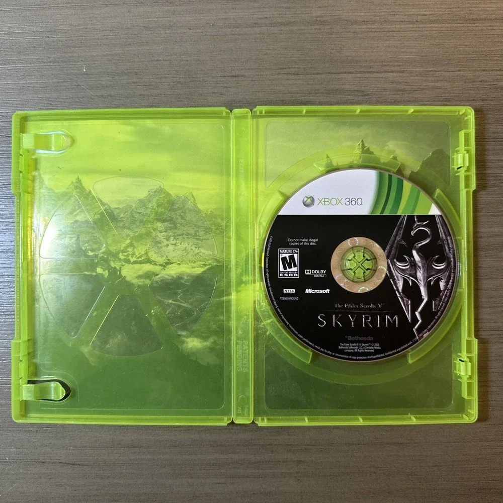The Elder‎ Scrolls V: Skyrim Xbox 360 (No Manual)